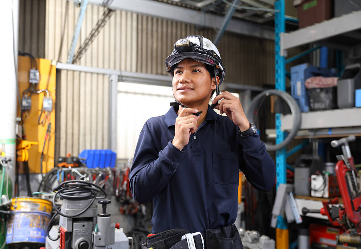 制服や作業道具などは会社が全て支給<br />
要望も遠慮なく発信できます！